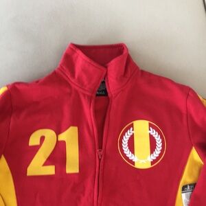 rue21 “Espana” red & yellow zipper sweatshirt - NEW